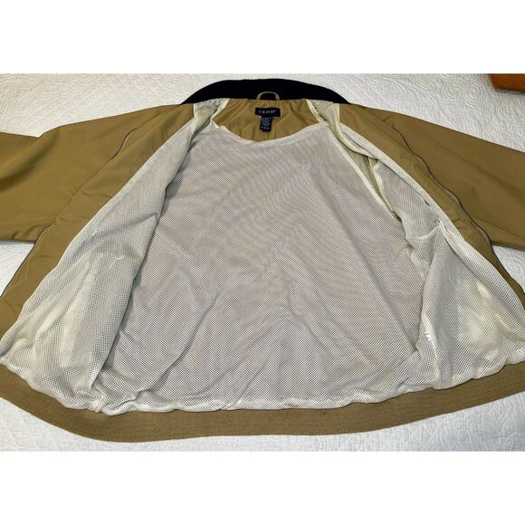 Vintage Men's Size LG Beige Izod Golf Jacket - Mint Condition - Picture 5 of 9